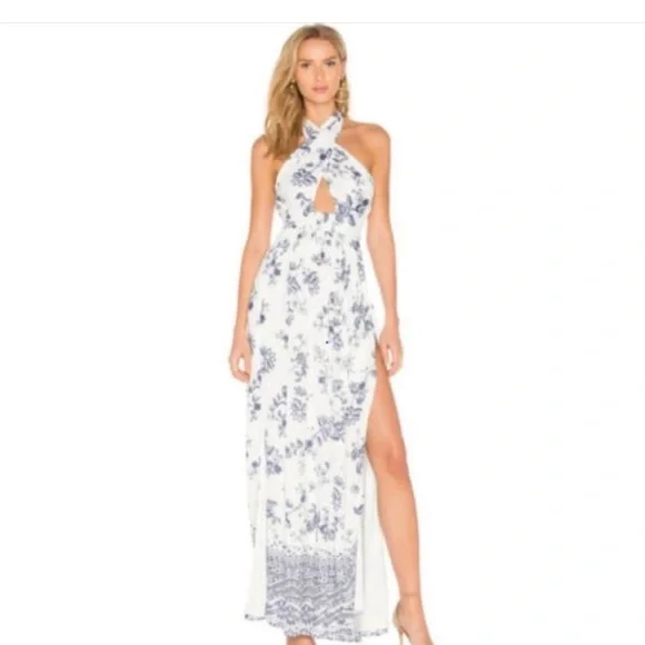 green sleeveless maxi dress Milagro Maxi Dress